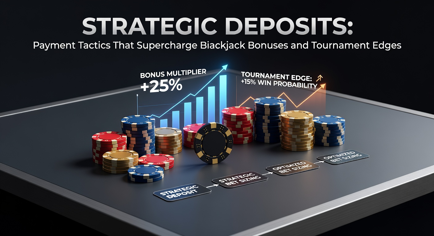 Grafik zeigt clevere Einzahlungsstrategien bei Blackjack-Turnieren mit Boni-Boost