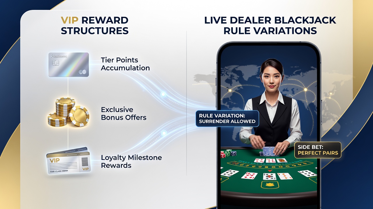 Mobile Turnierumgebungen mit VIP-Rewards und Blackjack-Regeln