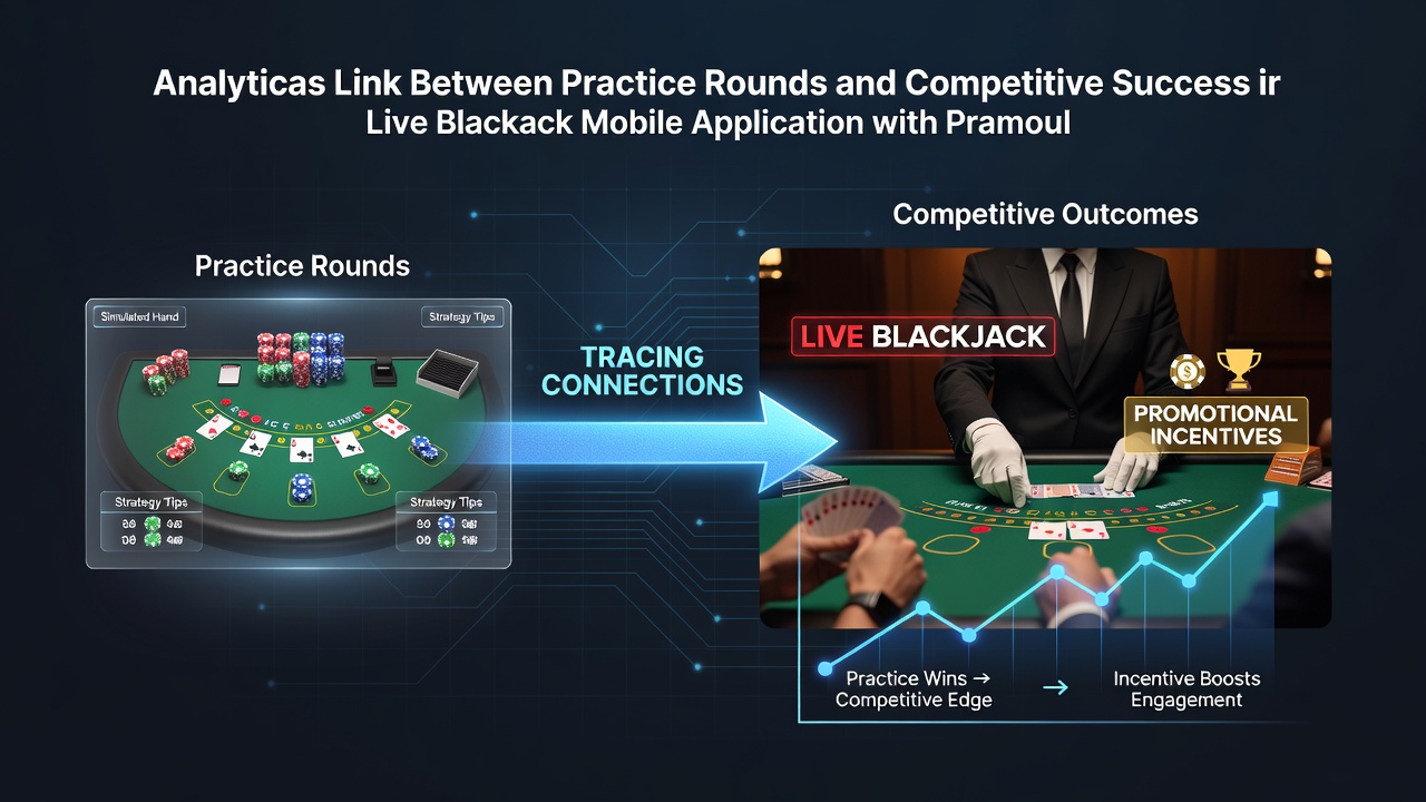 Live Blackjack App mit Übungsmodus und Bonusanzeige auf einem mobilen Gerät