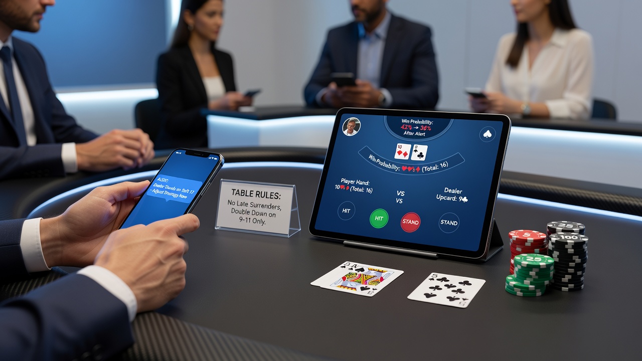 Kombinierte Wirkung von Alerts und Regeln auf Blackjack-Ergebnisse